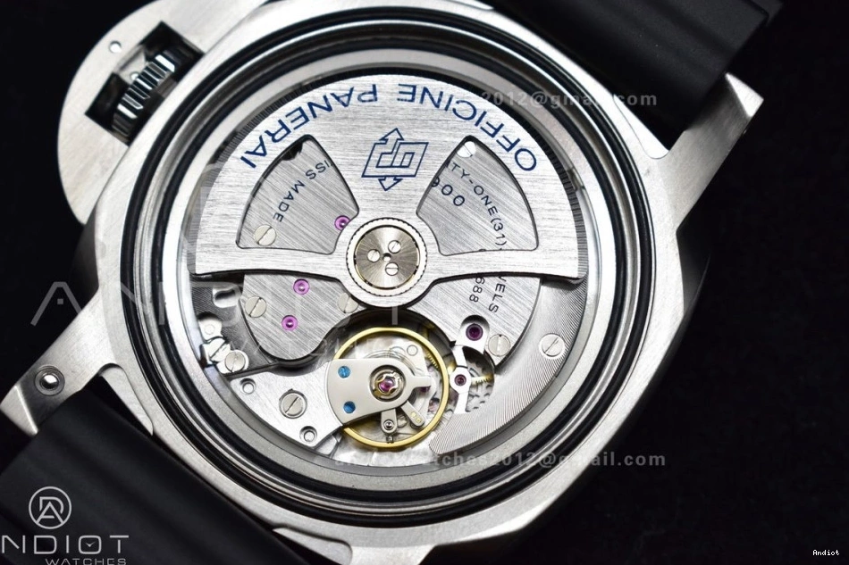 Youthful 437 Black Best PAM1229 Rubber P Dial Black Edition Strap on Y 1:1 SBF 0712